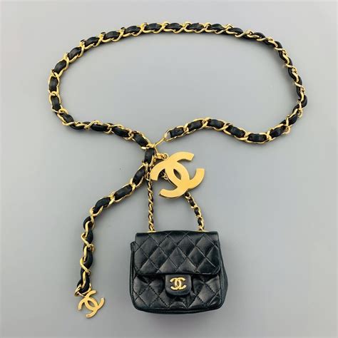 chanel chain strap handbag|chanel inspired belt bag.